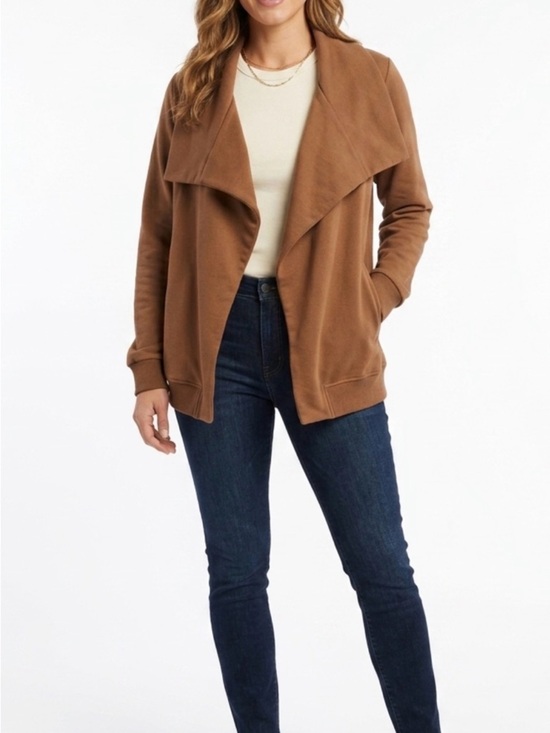 Mododoc Jackets & Blazers - Mododoc Women's Maplewpod Open-Front Draped Sweater Cardigan  NWT S